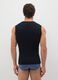 Canottiera da uomo in puro cotone nero_2