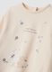 Pigiama beige e viola in puro cotone organico con stampa coniglietti_3