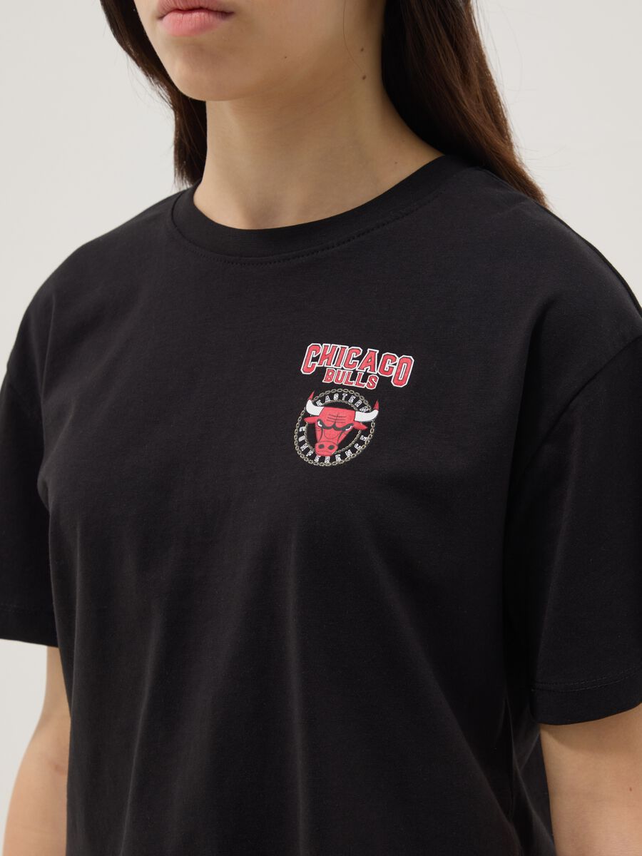 Black pure cotton short-sleeve T-shirt_2