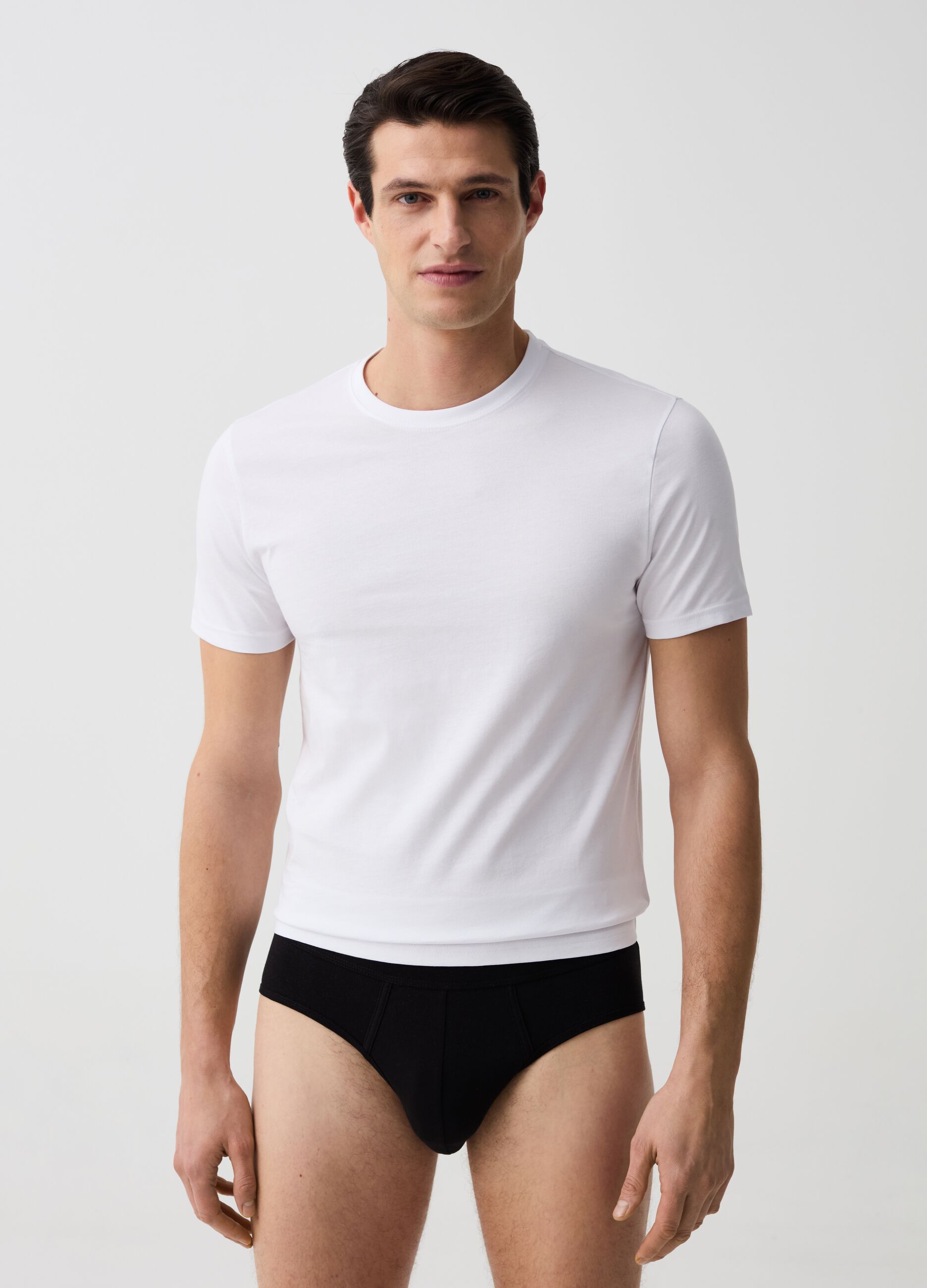 Two-pack briefs in stretch Supima cotton