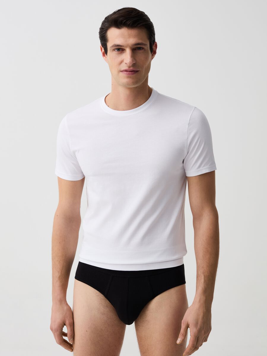 Two-pack briefs in stretch Supima cotton_0