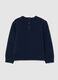 Regular fit blue girl's jumper with embroidery_1
