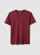 Red T-shirt in pure cotton regular fit_4