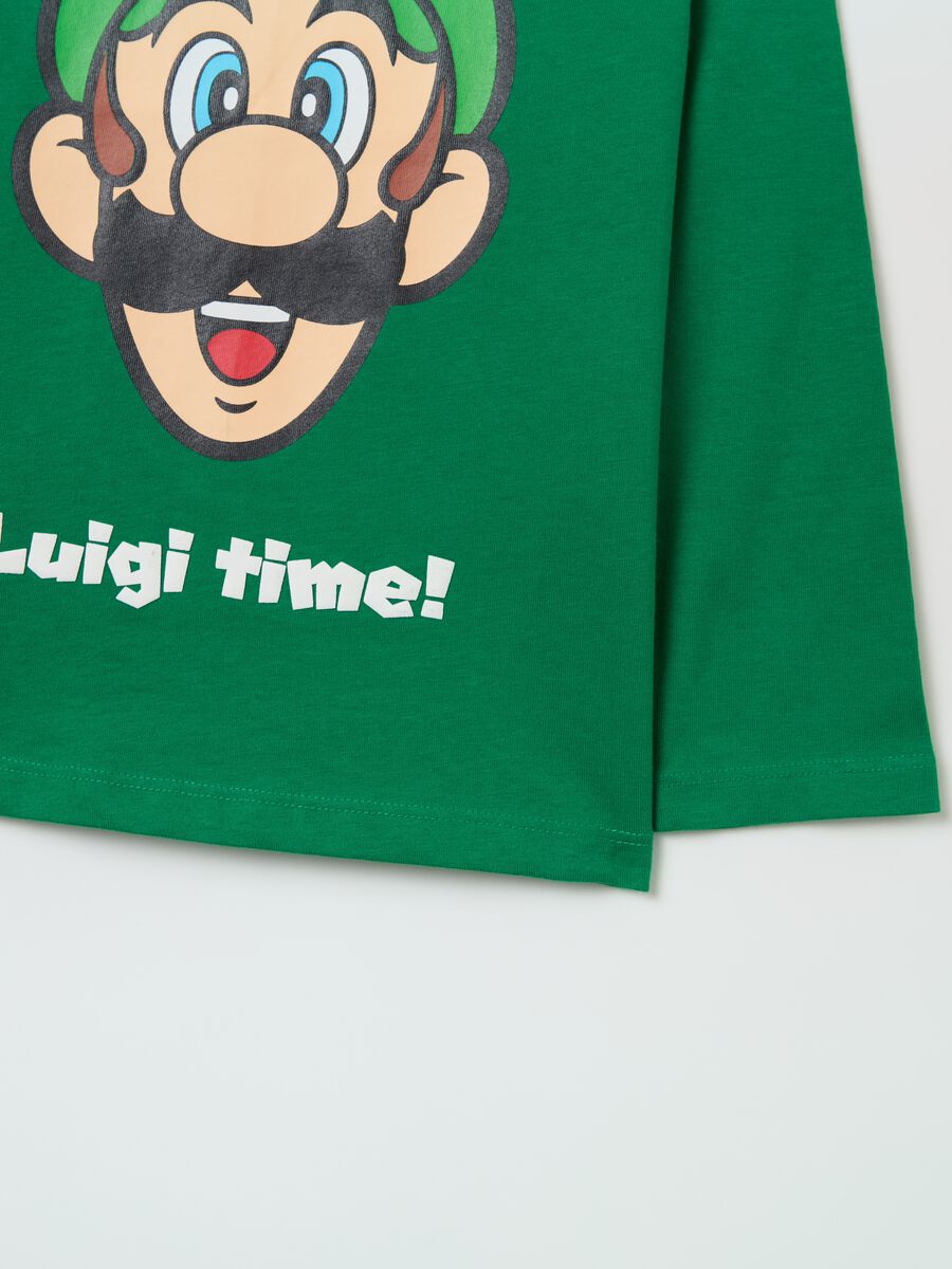 Long-sleeved T-shirt with Super Mario™ Luigi print_3