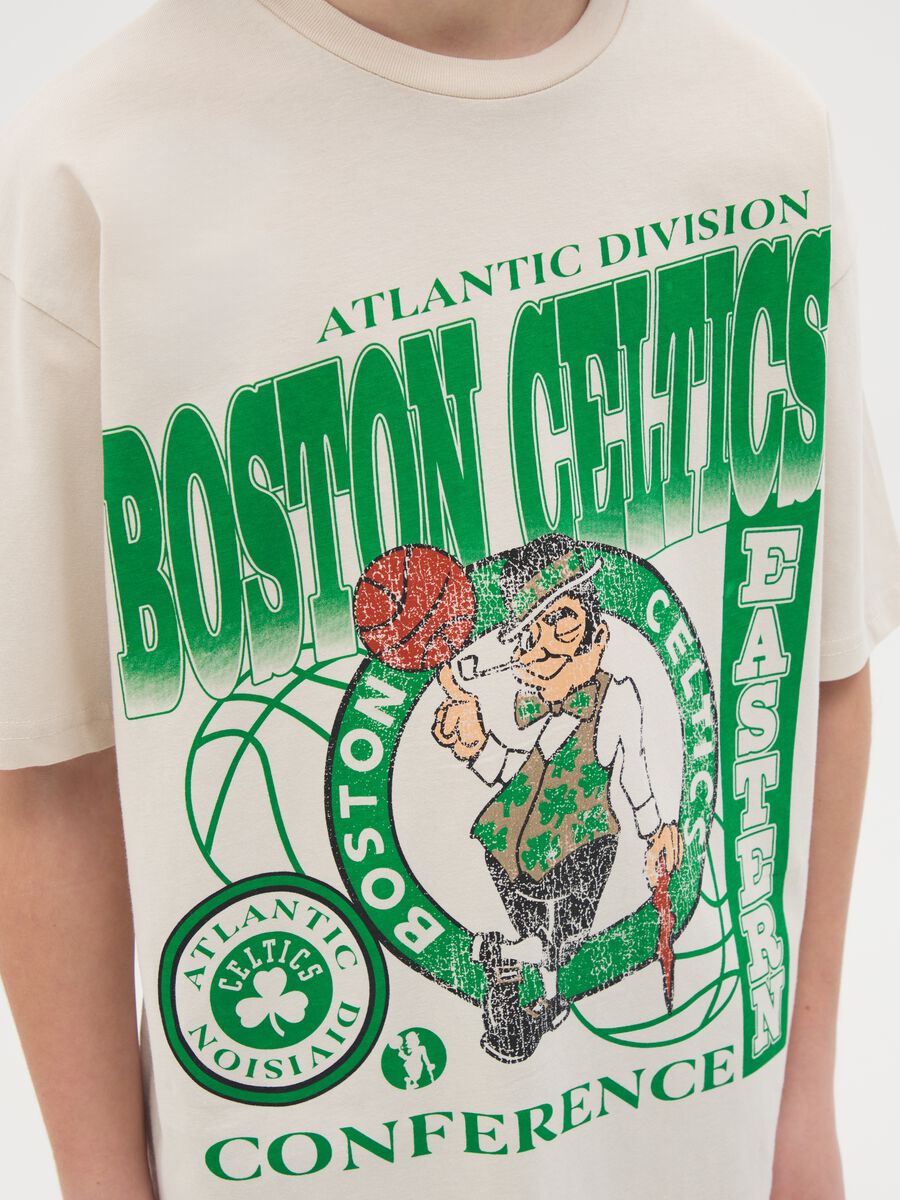 T-shirt in cotone con stampa NBA Boston Celtics_1