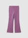 Girls' Purple Flare Treggings_1