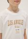 T-shirt in puro cotone bianca da ragazzo regular fit con stampa_2