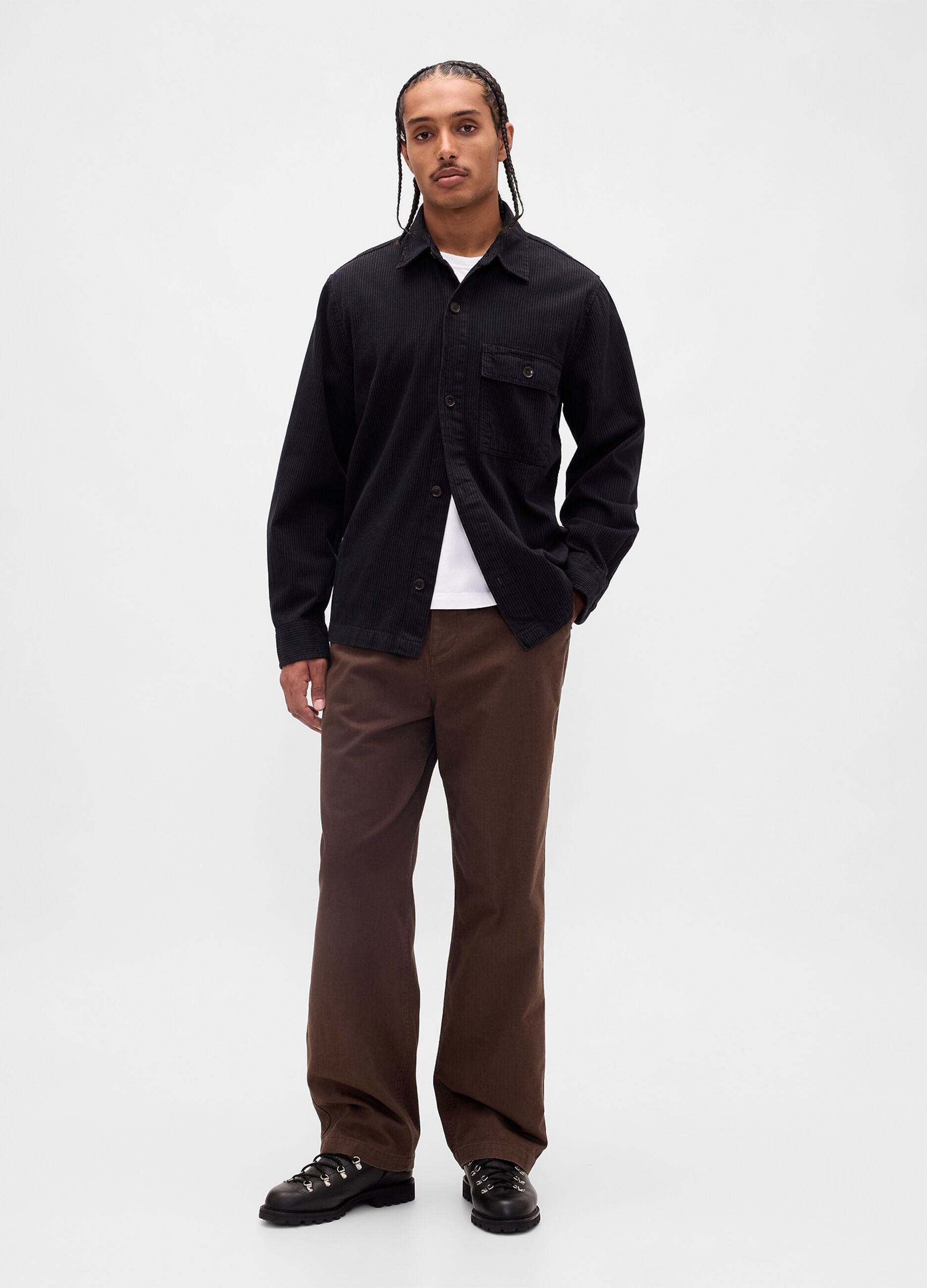 Brown Cotton Trousers