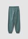 Blue organic cotton joggers_1