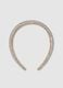 Silver Girls' Headband with Rhinestones_0