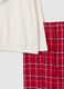 Multicolour plaid Christmas pyjamas in pure cotton regular fit_5