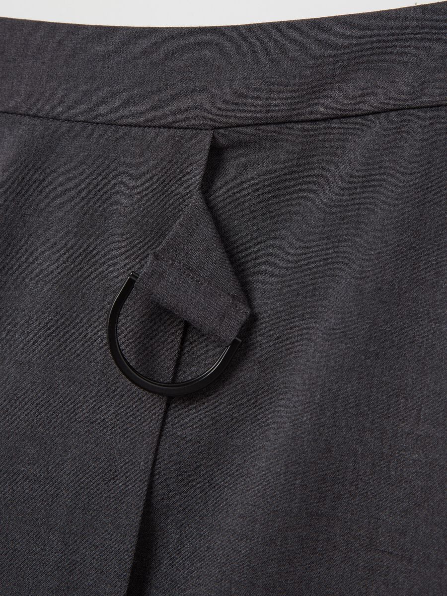 Gonna midi asimmetrica melange_5