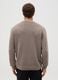 Grey-beige wool-blend regular fit jumper_2