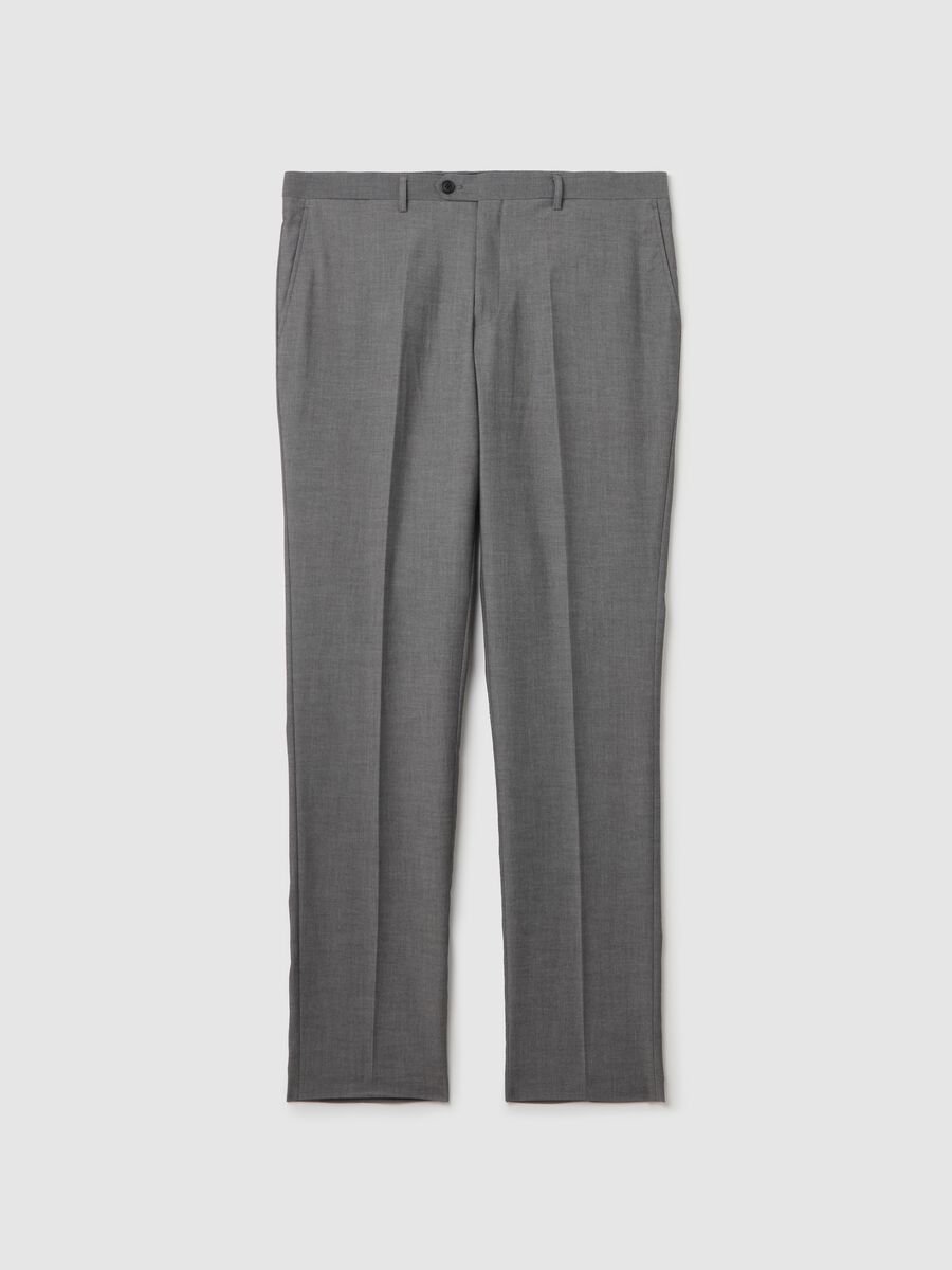 Regular-fit trousers in viscose blend_4
