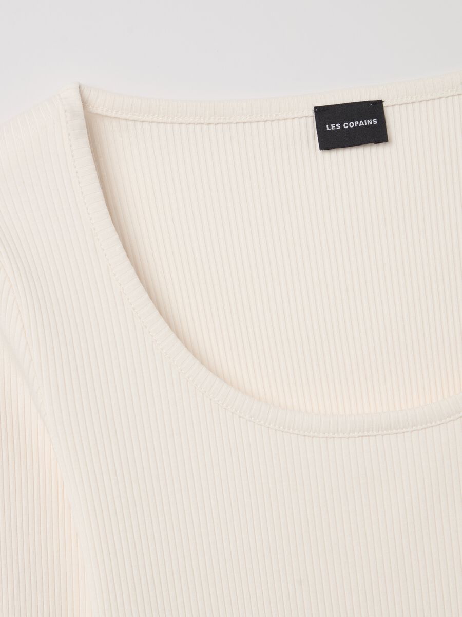 Ribbed T-shirt with long sleeves_5