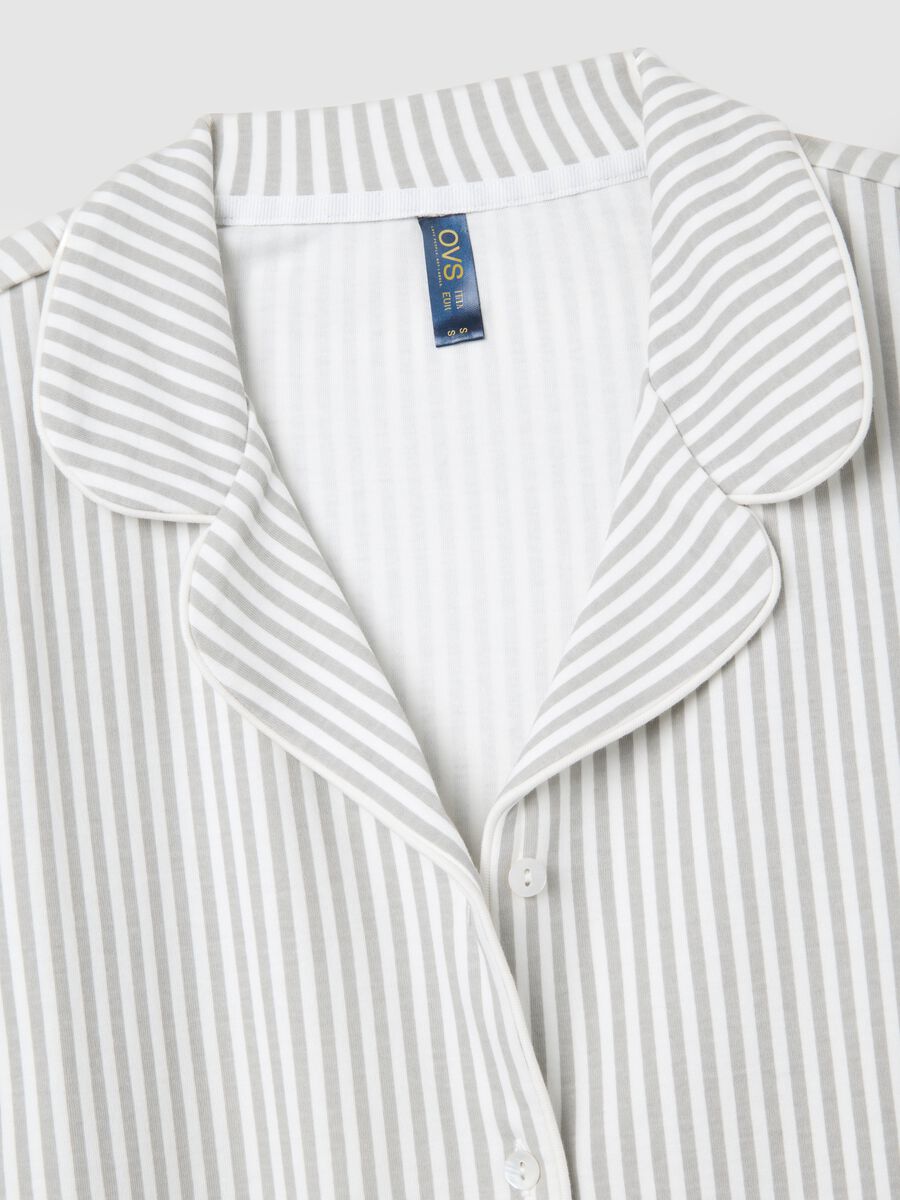 Multicoloured pure cotton pyjamas, regular fit_5