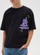 Children's black T-shirt in pure cotton regular fit with Pokémon print_2