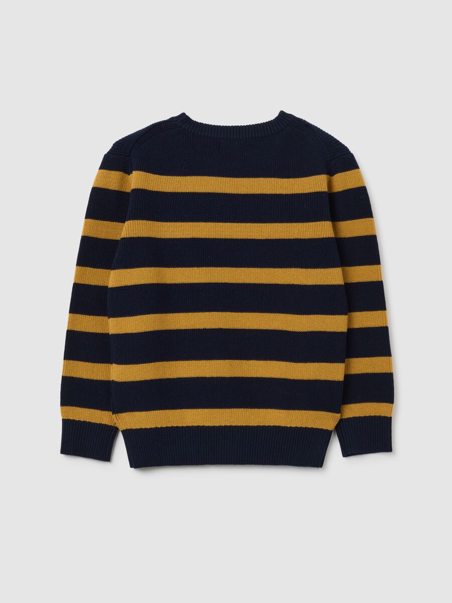 Children's sweater in pure cotton multicolour regular fit_1