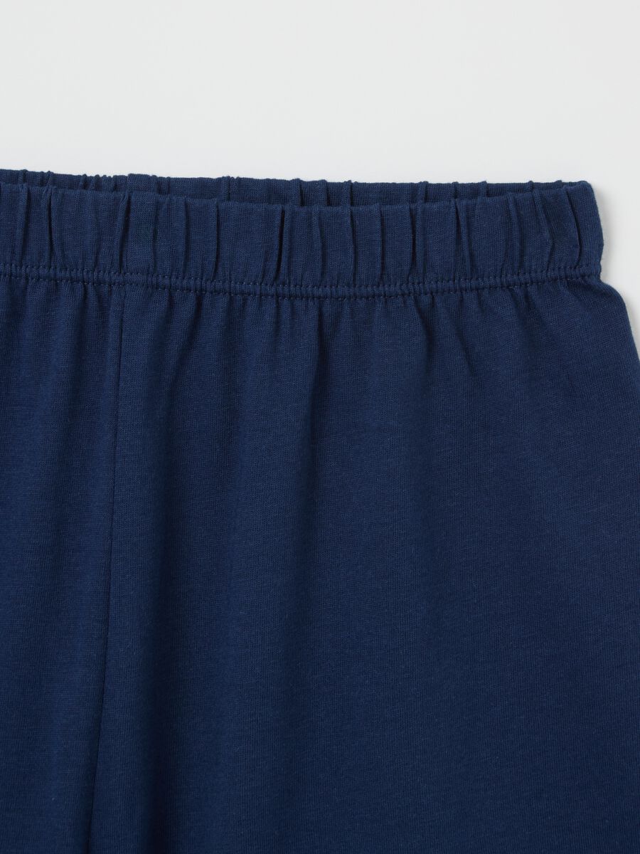 Boys' pyjamas with shark print in cotton_3