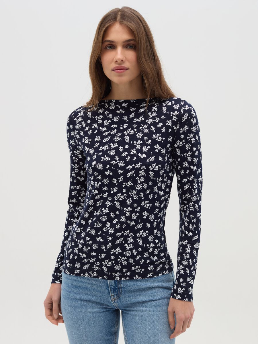 Long-sleeved T-shirt with print_0