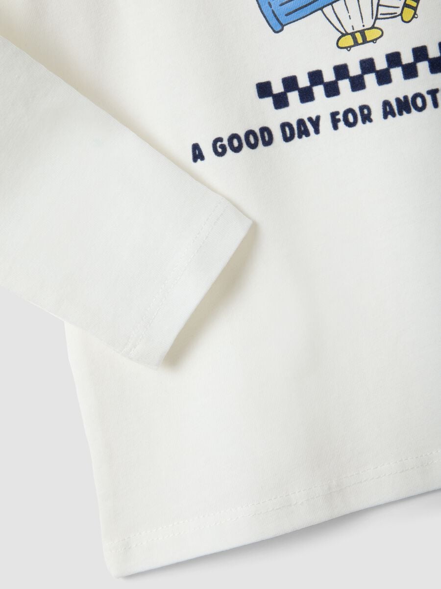 White pure organic cotton crew-neck T-shirt_3
