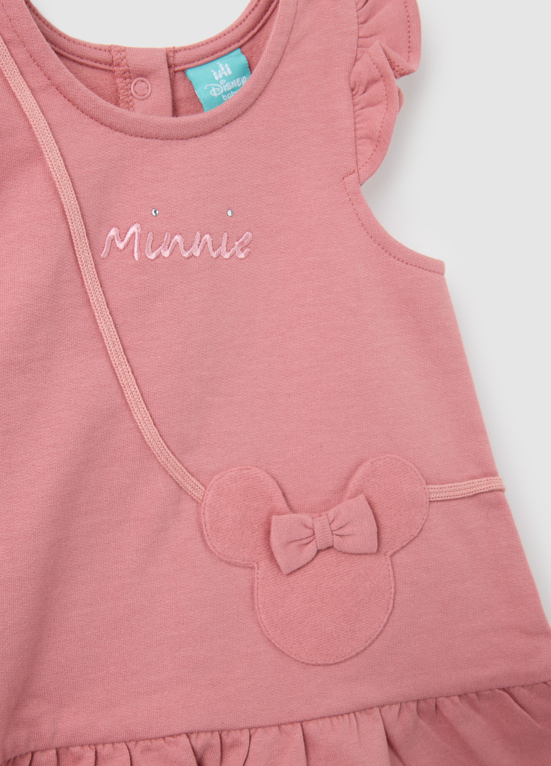 Baby girl's set in pure multicolour cotton