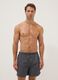 Grey swim shorts with elasticated waist_0
