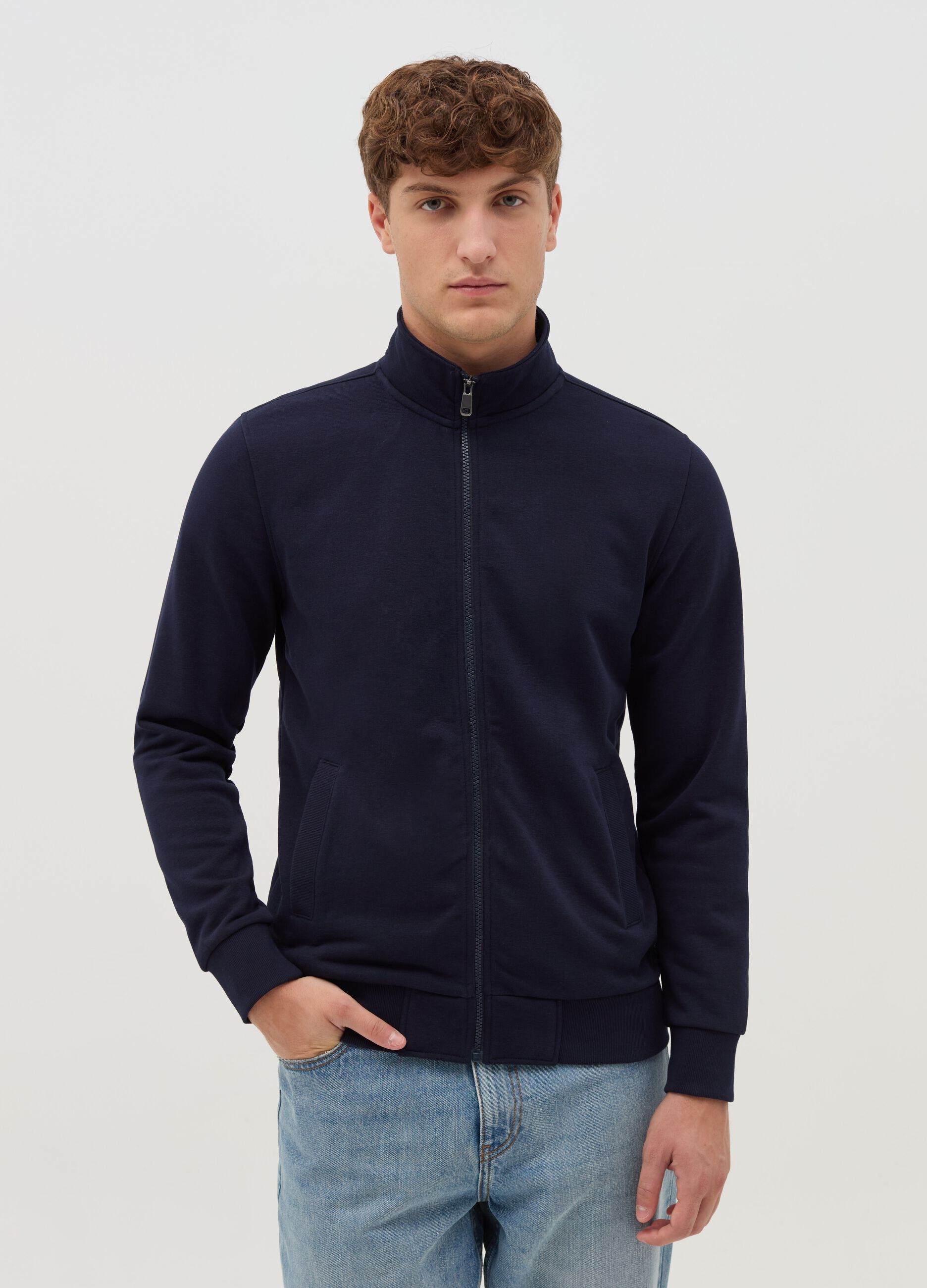 Felpe Uomo con Zip Girocollo Con Cappuccio e Senza OVS