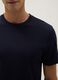 Regular Fit Blue Pure Cotton T-Shirt_3