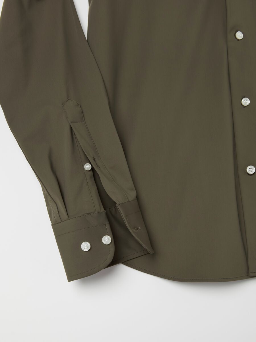 Contemporary easy-iron shirt in technical fabric_5