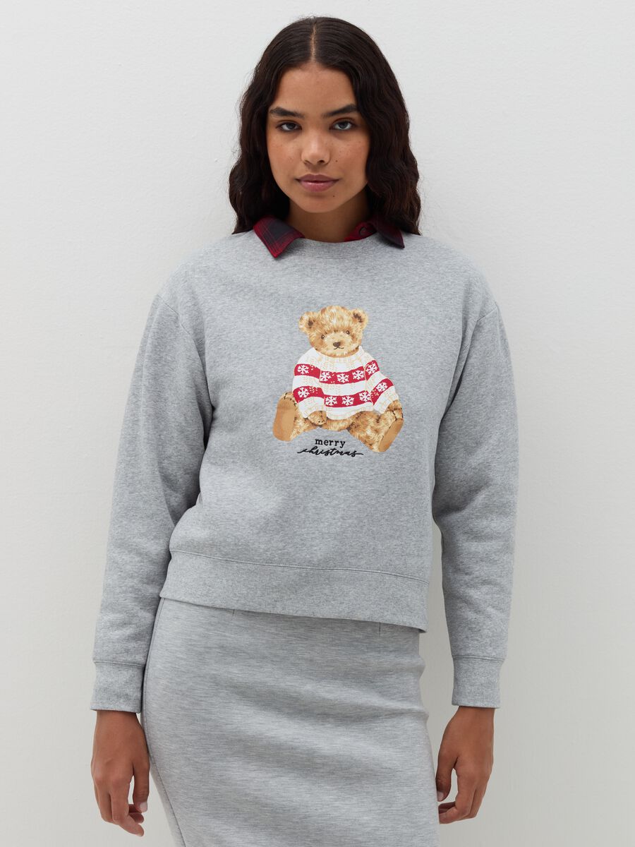 Christmas sweatshirt with round neck_0