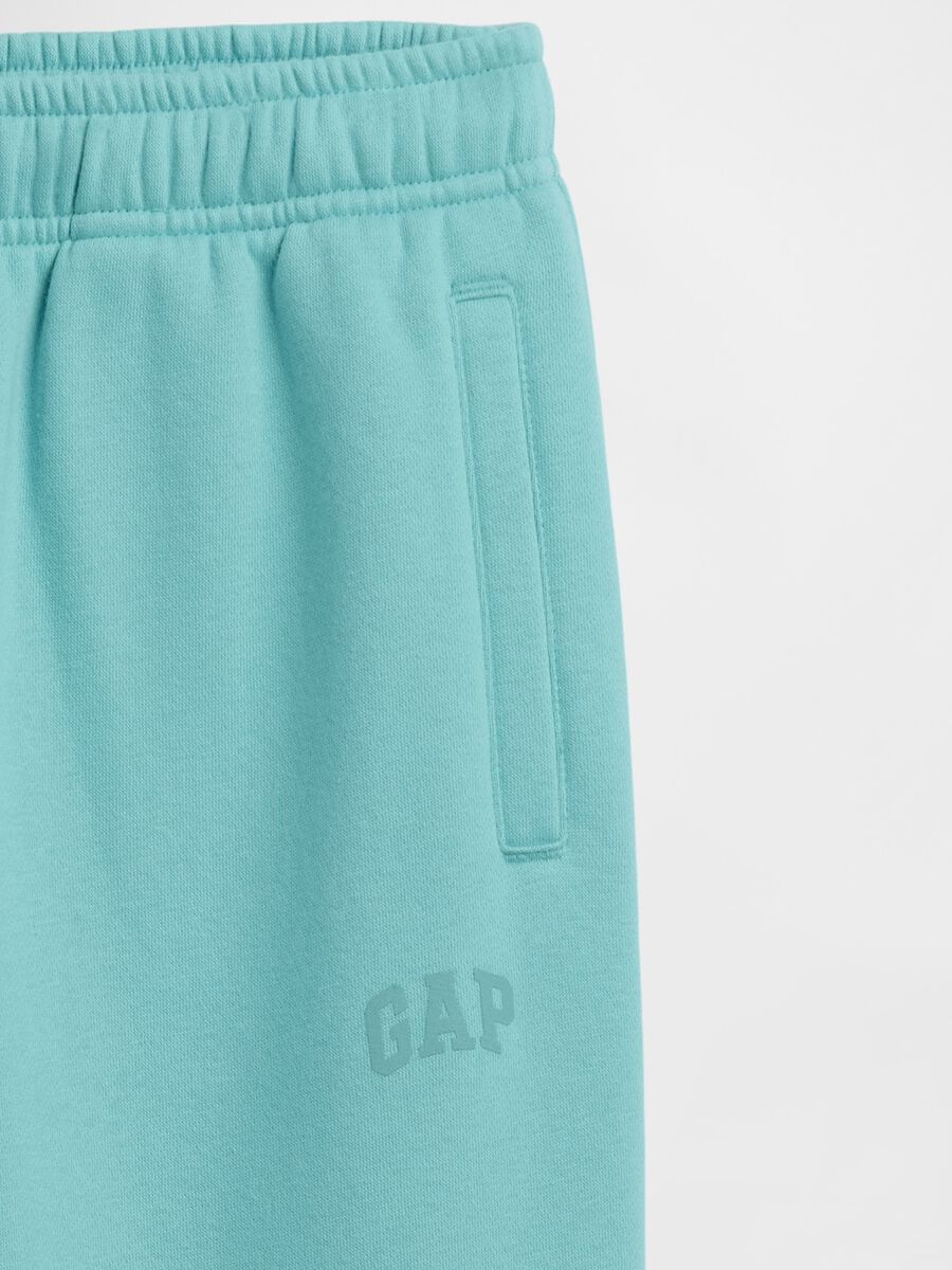 Blue Cotton Blend Trousers_5