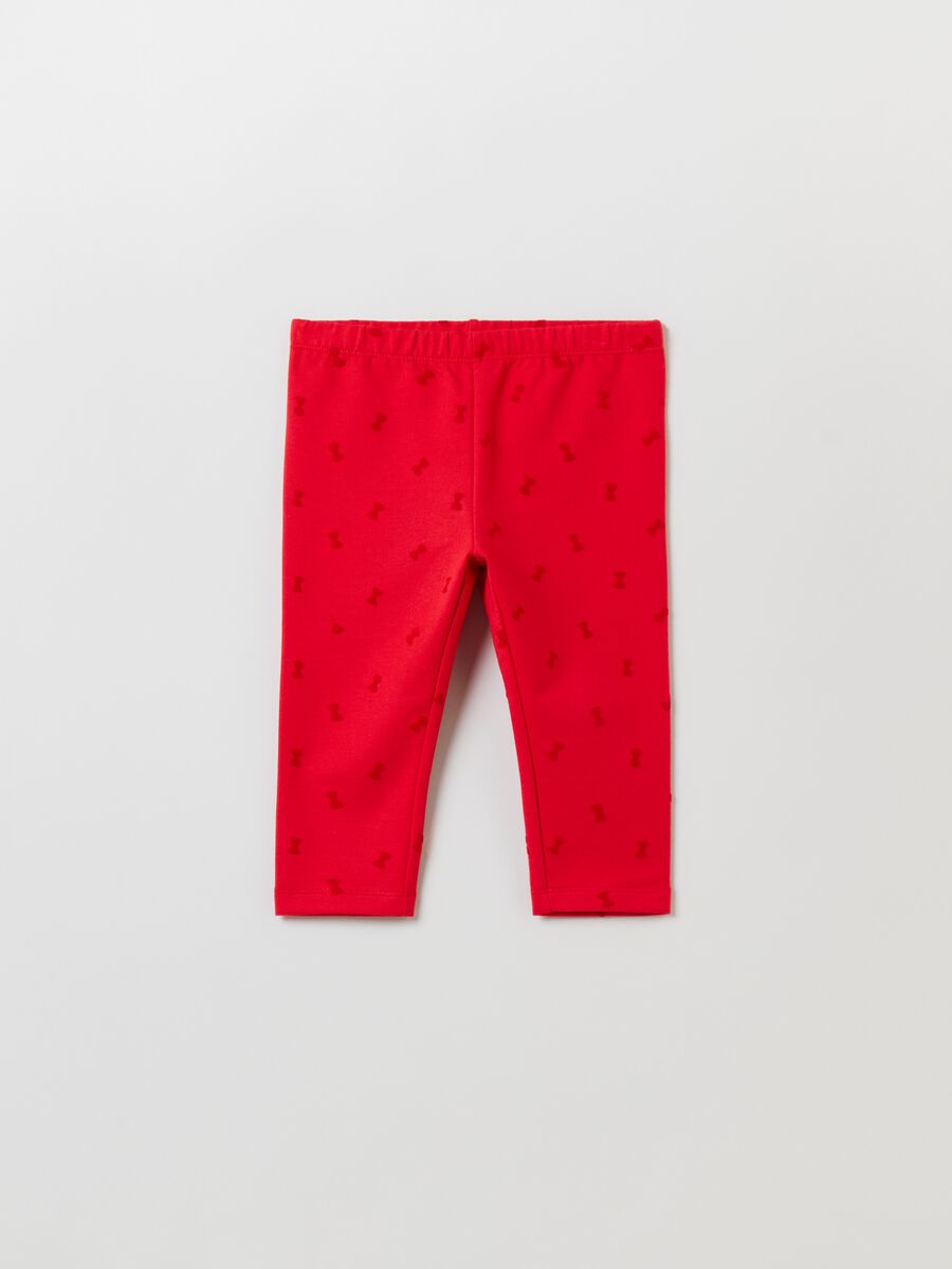 Leggings stretch con stampa _0