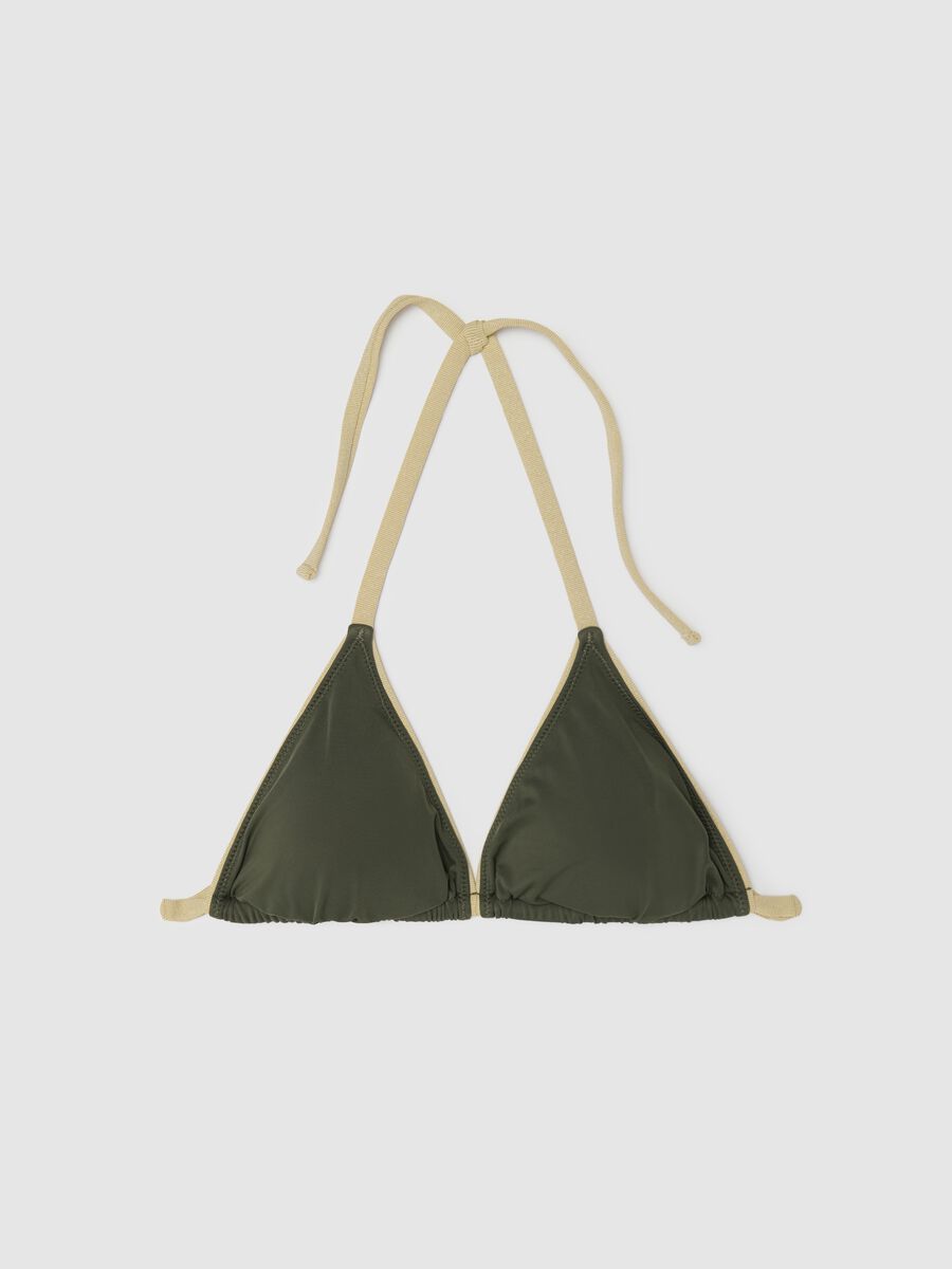 Women’s bikini top in multicoloured stretch fabric_4