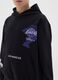Boy's black pure cotton sweatshirt with Lakers print_2