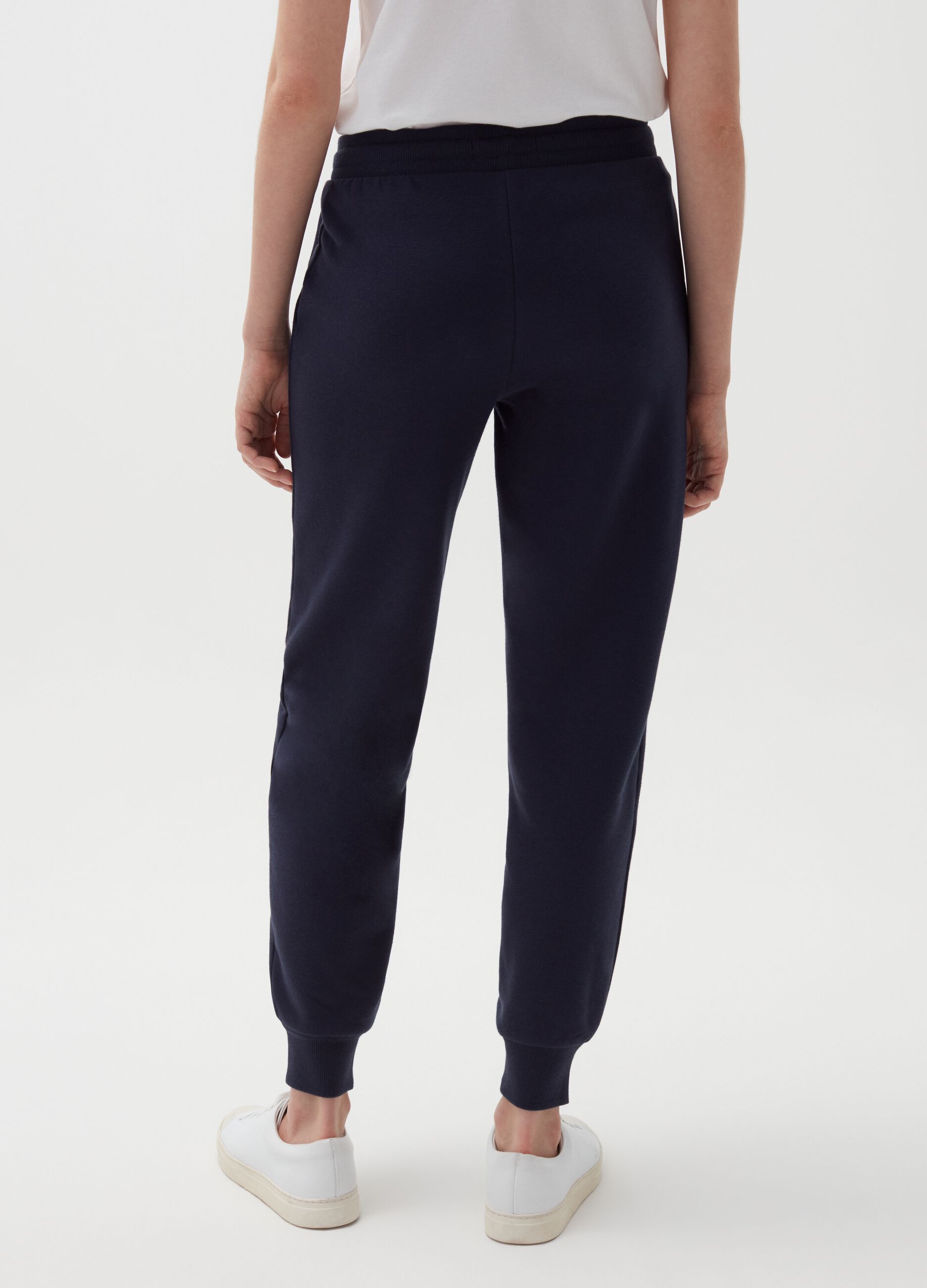 Joggers in felpa con coulisse_2