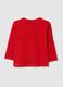 Child's T-shirt in pure red cotton with regular fit_1