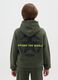 Green Cotton Blend Kids' Sweatshirt Regular Fit_1