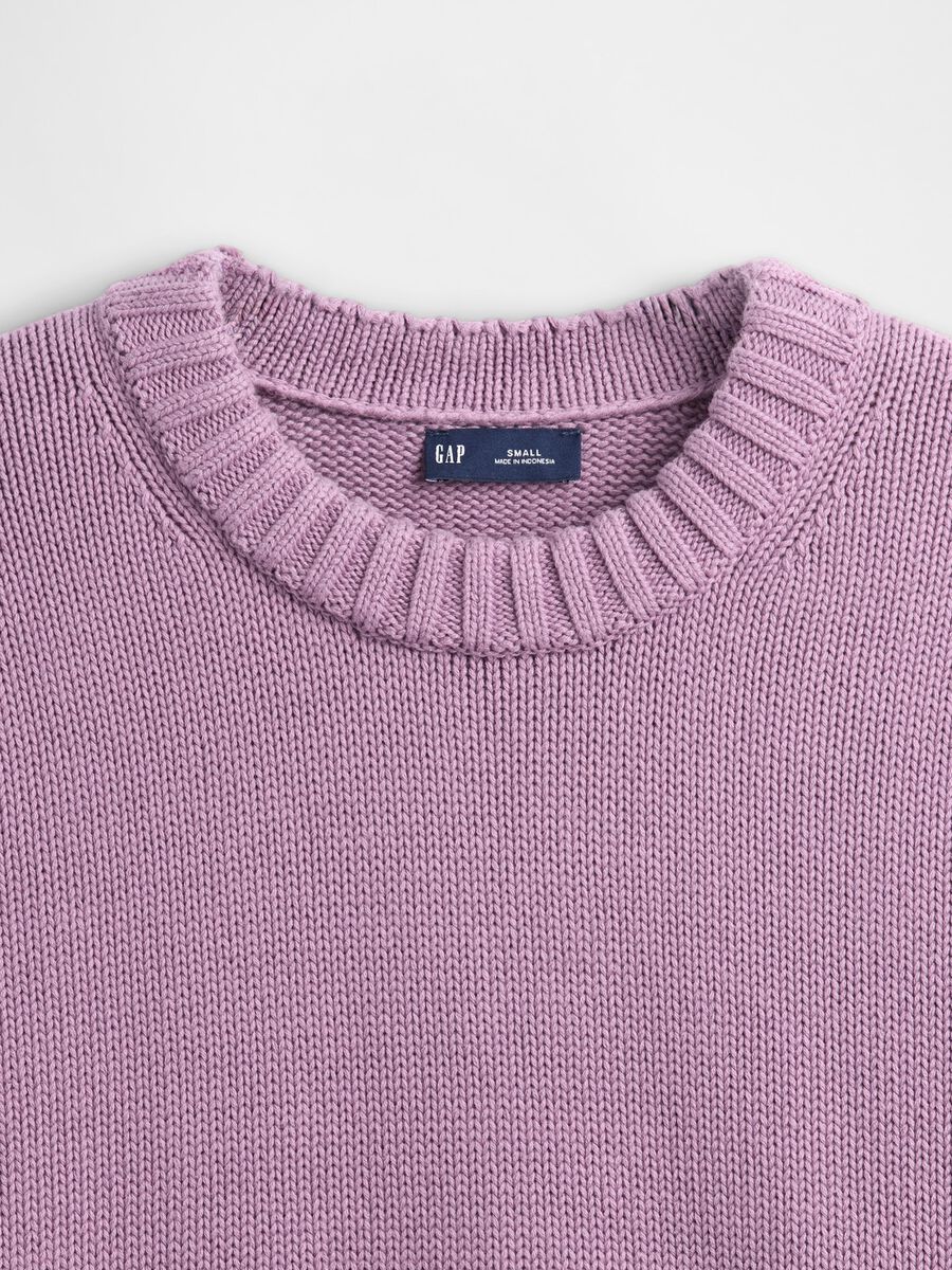 Maglione viola in cotone_4