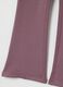 Girls' Purple Stretch Cotton Leggings_2