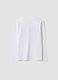 White organic cotton T-shirt with &ldquo;Let&rsquo;s get drip&rdquo; slogan for boys_4