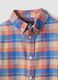 Camicia oxford multicolor a quadri in puro cotone regular fit_4