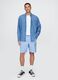 Gap Blue Linen and Cotton Shorts_0