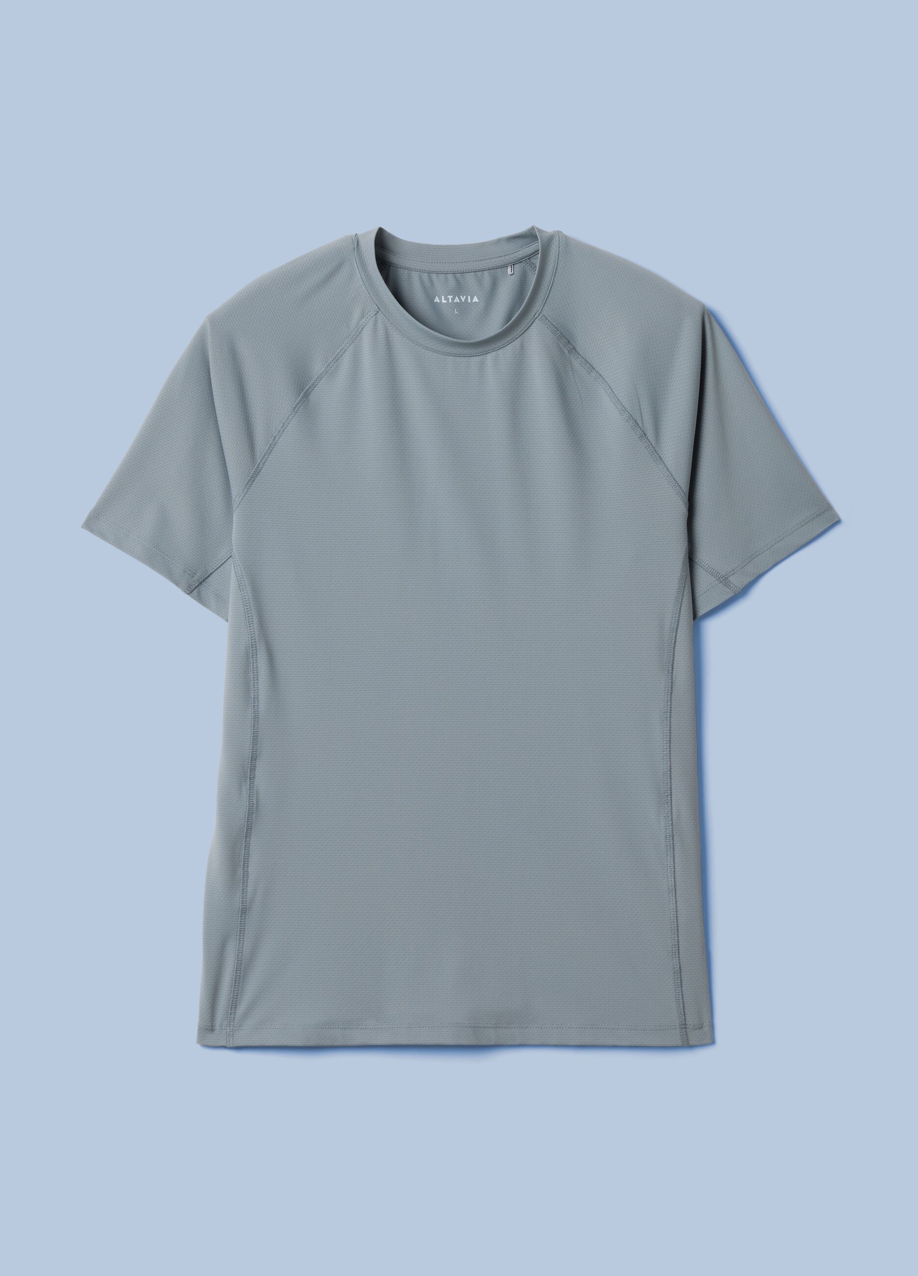 T-shirt ALTAVIA SAILING grigia in tessuto elasticizzato