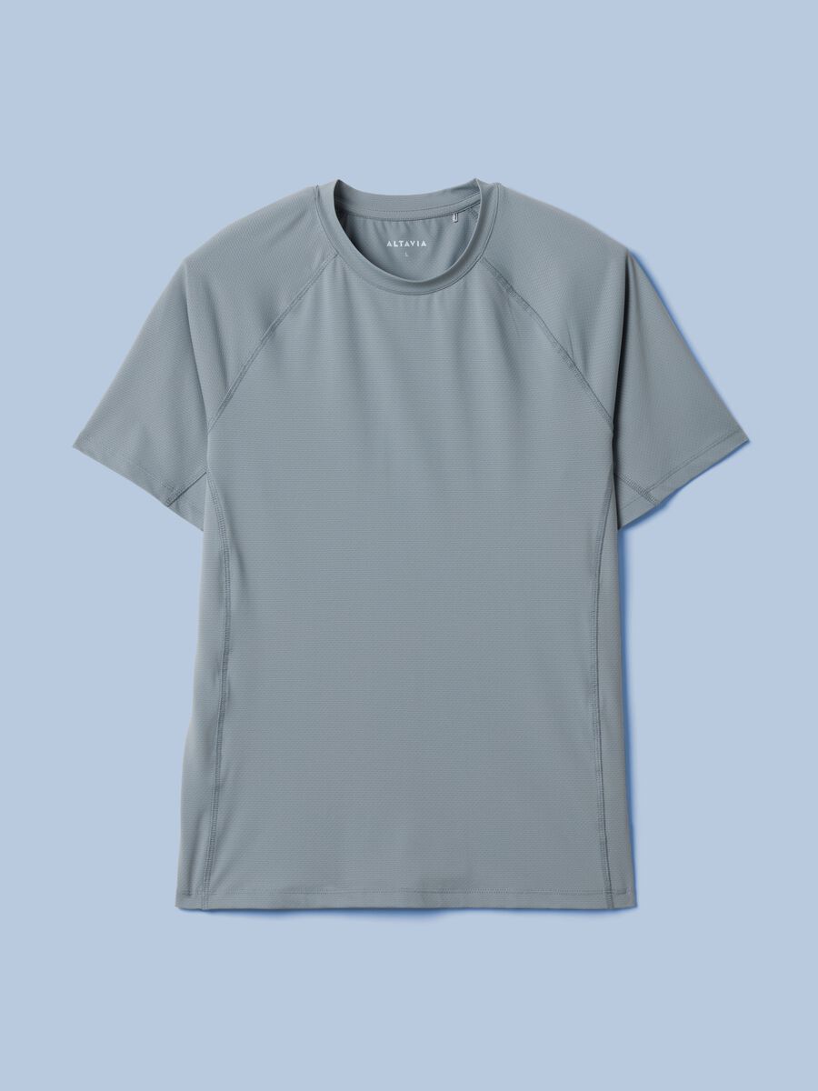 T-shirt ALTAVIA SAILING grigia in tessuto elasticizzato_4