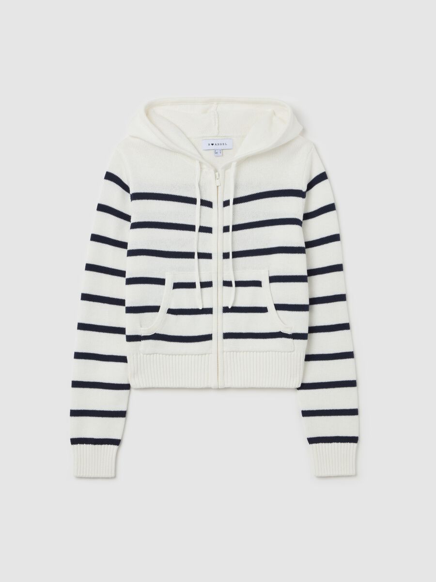 Full-zip cardigan with hood_4