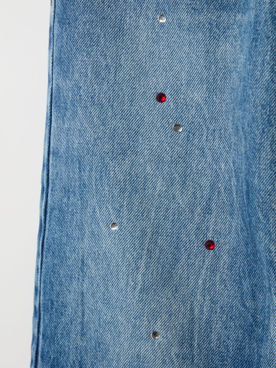 Wide-leg jeans with diamantés_3