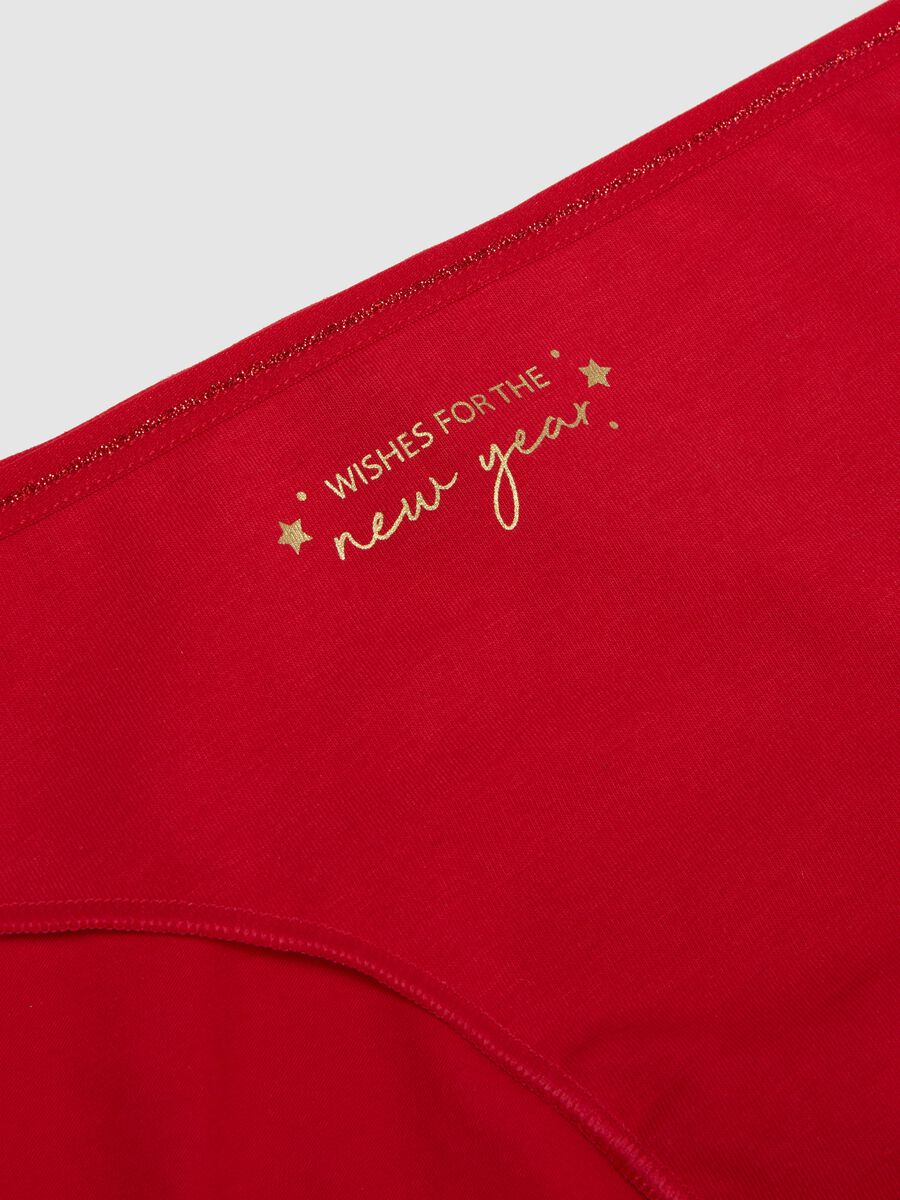 Red Stretch Cotton Underwear_5