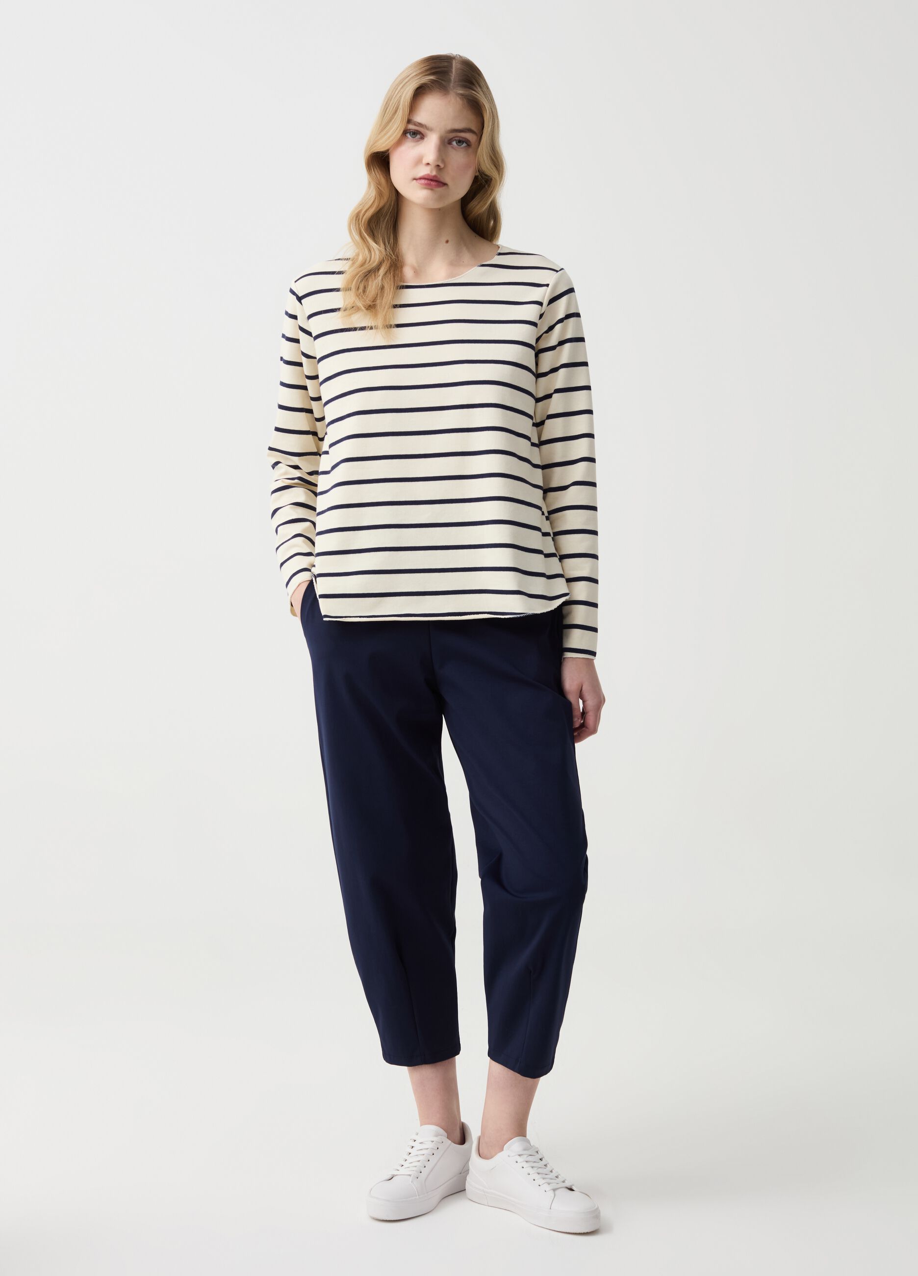 Ovs Pantalone cropped carrot fit