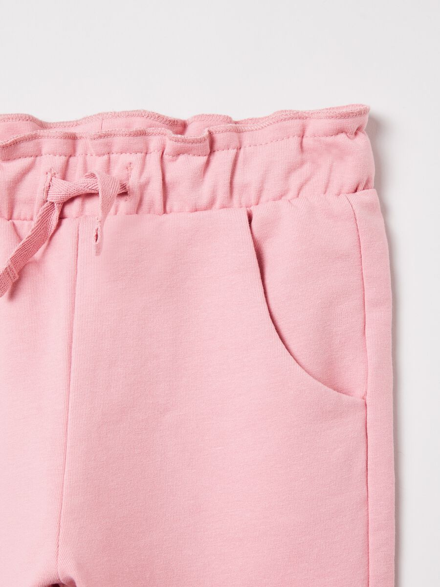 Joggers in French Terry con coulisse_2